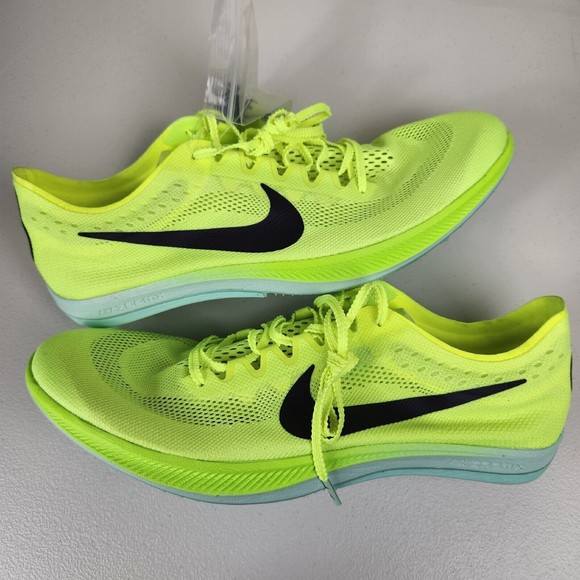 Nike ZoomX Dragonfly Volt Cave Purple Mint Track Spike DR9922 700 Mens Size 11.5 - Picture 3 of 9